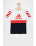 adidas tricou de bumbac pentru copii culoarea alb - Pled.ro