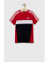 adidas tricou de bumbac pentru copii culoarea rosu modelator - Pled.ro