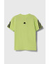 adidas tricou de bumbac pentru copii culoarea verde modelator - Pled.ro