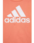 adidas tricou de bumbac pentru copii G BL culoarea portocaliu - Pled.ro