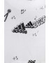 adidas tricou de bumbac pentru copii JG BLUV Q3 AOPT culoarea alb - Pled.ro