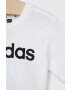 adidas tricou de bumbac pentru copii LK LIN CO culoarea alb cu imprimeu - Pled.ro