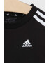 adidas tricou de bumbac pentru copii U 3S culoarea negru cu imprimeu - Pled.ro