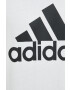 adidas tricou din bumbac culoarea alb cu imprimeu - Pled.ro