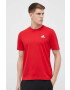 adidas tricou din bumbac culoarea rosu neted - Pled.ro