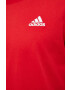 adidas tricou din bumbac culoarea rosu neted - Pled.ro