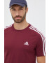 adidas tricou din bumbac culoarea alb cu imprimeu - Pled.ro