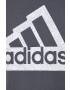 adidas tricou din bumbac culoarea gri cu imprimeu - Pled.ro