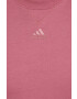 adidas tricou din bumbac culoarea roz neted - Pled.ro