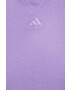 adidas tricou din bumbac culoarea violet neted - Pled.ro