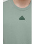 adidas tricou din bumbac culoarea verde neted - Pled.ro