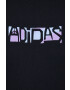 adidas tricou din bumbac culoarea alb cu imprimeu - Pled.ro