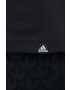 adidas tricou din bumbac culoarea negru cu imprimeu - Pled.ro