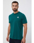 adidas tricou din bumbac culoarea verde neted - Pled.ro