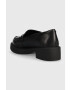 Aldo mocasini de piele Bigplan femei culoarea negru cu toc plat 13468190.Bigplan - Pled.ro