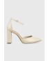 Aldo pantofi de piele Millgate culoarea bej cu toc drept 13571643.Millgate - Pled.ro