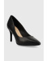 Aldo stilettos de piele culoarea negru - Pled.ro