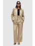 AllSaints blazer din amestec de in culoarea bej oversize neted - Pled.ro