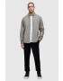 AllSaints camasa barbati culoarea gri cu guler clasic slim - Pled.ro