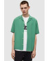 AllSaints camasa barbati culoarea verde relaxed - Pled.ro