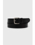 AllSaints curea de piele barbati culoarea negru - Pled.ro