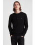 AllSaints longsleeve barbati culoarea negru neted - Pled.ro