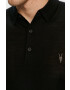 AllSaints Longsleeve Mode Merino LS Polo - Pled.ro