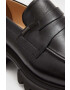 AllSaints mocasini de piele Lola Loafer femei culoarea negru cu platforma - Pled.ro