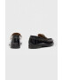 AllSaints mocasini de piele SAMMY barbati culoarea negru MZ611Y - Pled.ro