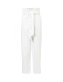 AllSaints pantaloni femei culoarea alb lat high waist - Pled.ro