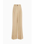 AllSaints pantaloni femei culoarea bej lat high waist - Pled.ro