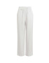 AllSaints pantaloni din in culoarea alb lat high waist - Pled.ro