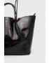 AllSaints poseta ALLINGTON E/W TOTE culoarea negru - Pled.ro