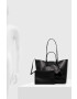 AllSaints poseta ALLINGTON E/W TOTE culoarea negru - Pled.ro