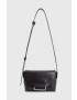 AllSaints poseta de piele Francine culoarea negru - Pled.ro