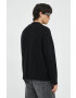 AllSaints pulover din amestec de lana barbati culoarea negru light - Pled.ro