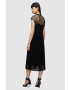 AllSaints rochie culoarea gri maxi drept - Pled.ro