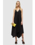 AllSaints rochie culoarea negru maxi drept - Pled.ro