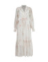 AllSaints rochie culoarea alb midi oversize - Pled.ro