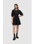 AllSaints rochie culoarea negru mini evazati - Pled.ro