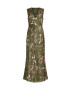 AllSaints rochie KARLA PEGGY DRESS culoarea verde midi drept - Pled.ro