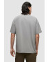 AllSaints tricou din bumbac culoarea gri cu imprimeu - Pled.ro