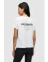 AllSaints tricou din bumbac culoarea negru cu imprimeu - Pled.ro