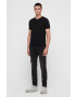 AllSaints tricou din bumbac culoarea negru neted - Pled.ro