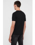 AllSaints tricou din bumbac culoarea negru neted - Pled.ro