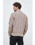 Alpha Industries geaca bomber barbati culoarea bej de tranzitie - Pled.ro