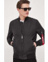 Alpha Industries geacă bomber MA-1 TT bărbați culoarea negru de tranziție 191103.03-Black - Pled.ro