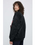 Alpha Industries geacă bomber MA-1 CORE WMN femei culoarea negru de iarna oversize 108010.03-Black - Pled.ro