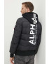 Alpha Industries geacă MA-1 ZH Back Print Puffer FD barbati culoarea negru de iarna 118107.03-black - Pled.ro