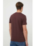 Alpha Industries tricou din bumbac Basic T-Shirt culoarea bordo cu imprimeu 100501.21-DeepMaroon - Pled.ro